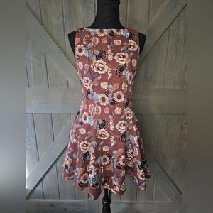 Vici Fleur Fantasy Pleated Mini Dress sz Medium